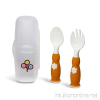 ZoLi Fork & Spoon Set  Orange - B00F2N2OYA